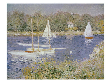 Basin D Argenteuil - Claude Monet Paintings